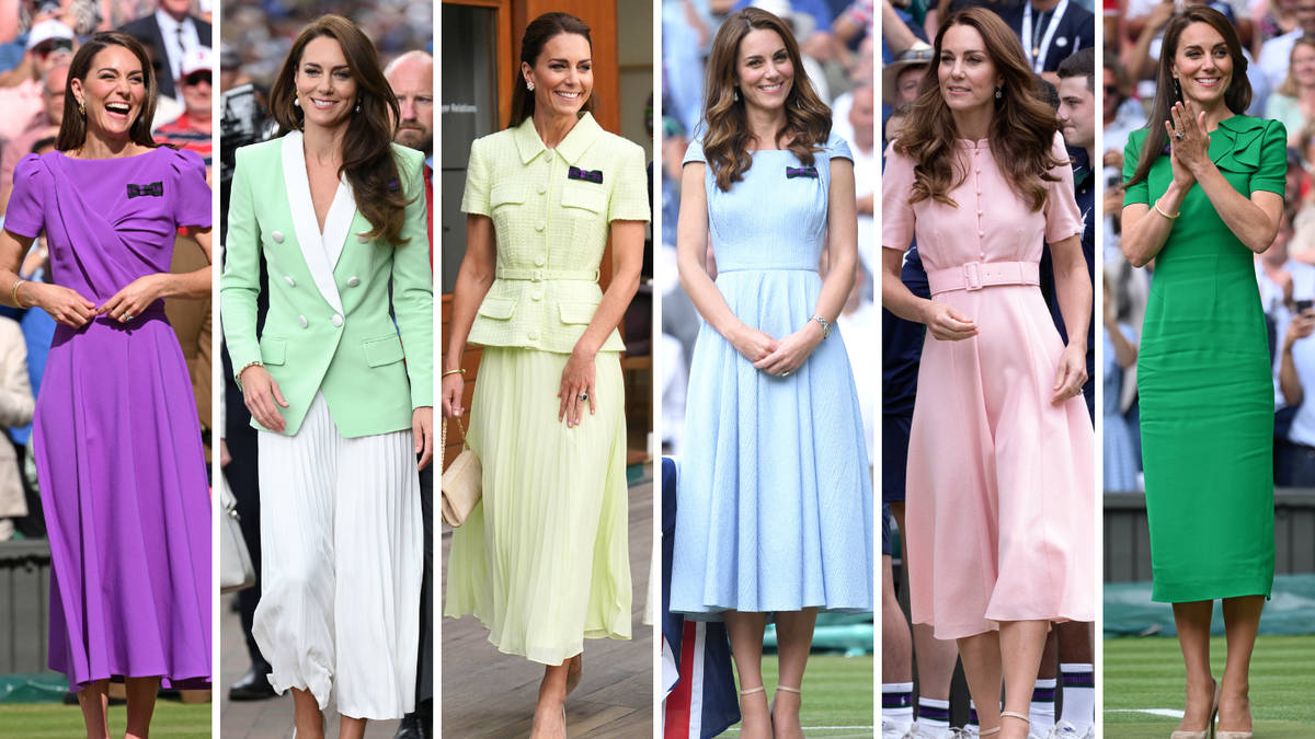 Every outfit Kate Middleton has worn to Wimbledon