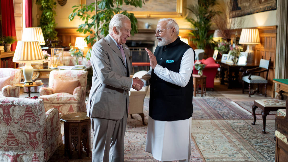 Charles meets Modi at Sandringham following signing of 'historic' trade deal