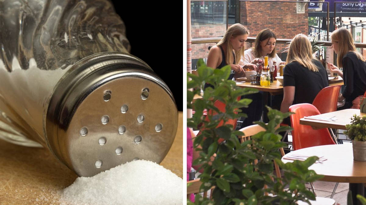 Salt warnings on menus should follow calorie counts to clamp down on poor health,...