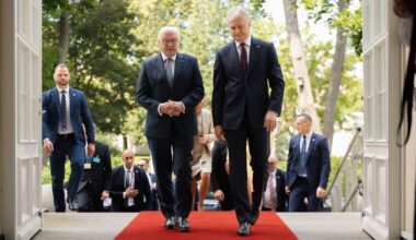 Lithuanian and German presidents discuss stronger support for Ukraine and pressure on Russia