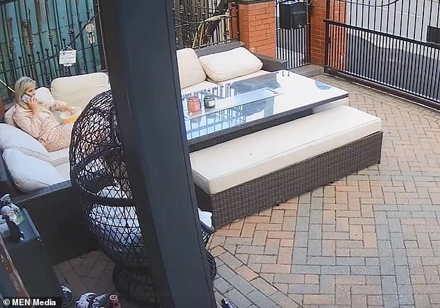Coleen was seen on her own home CCTV taking a call from Belfield hours before the murder