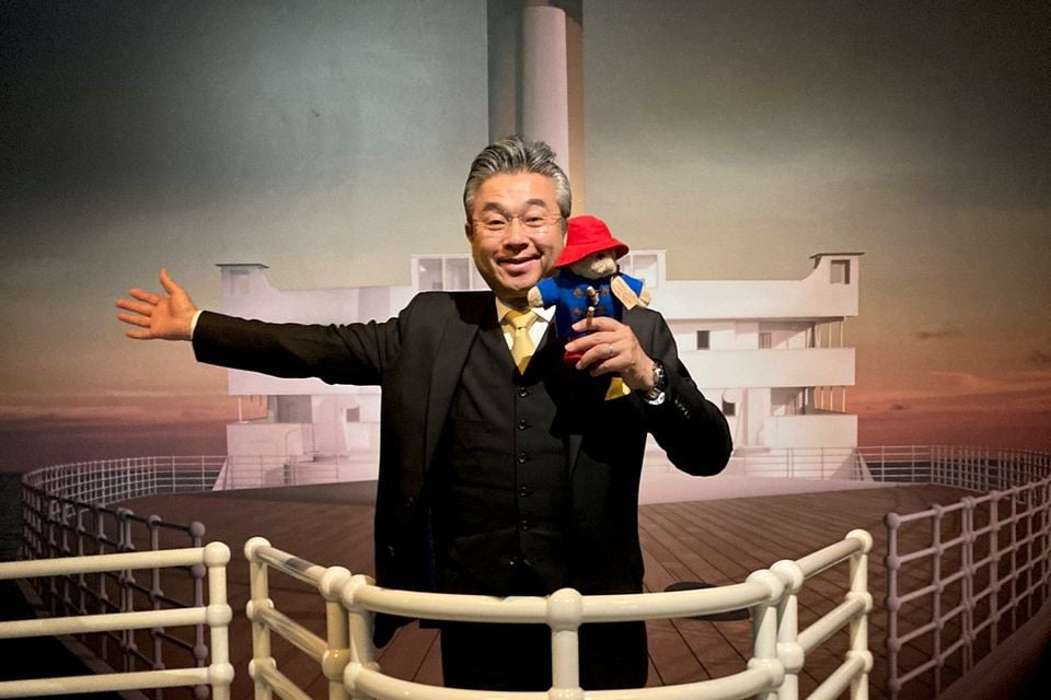 Mr Suzuki at the Titanic Museum