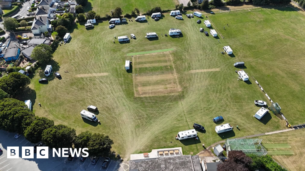 Plymstock cricket club devastated after vans park on pitch