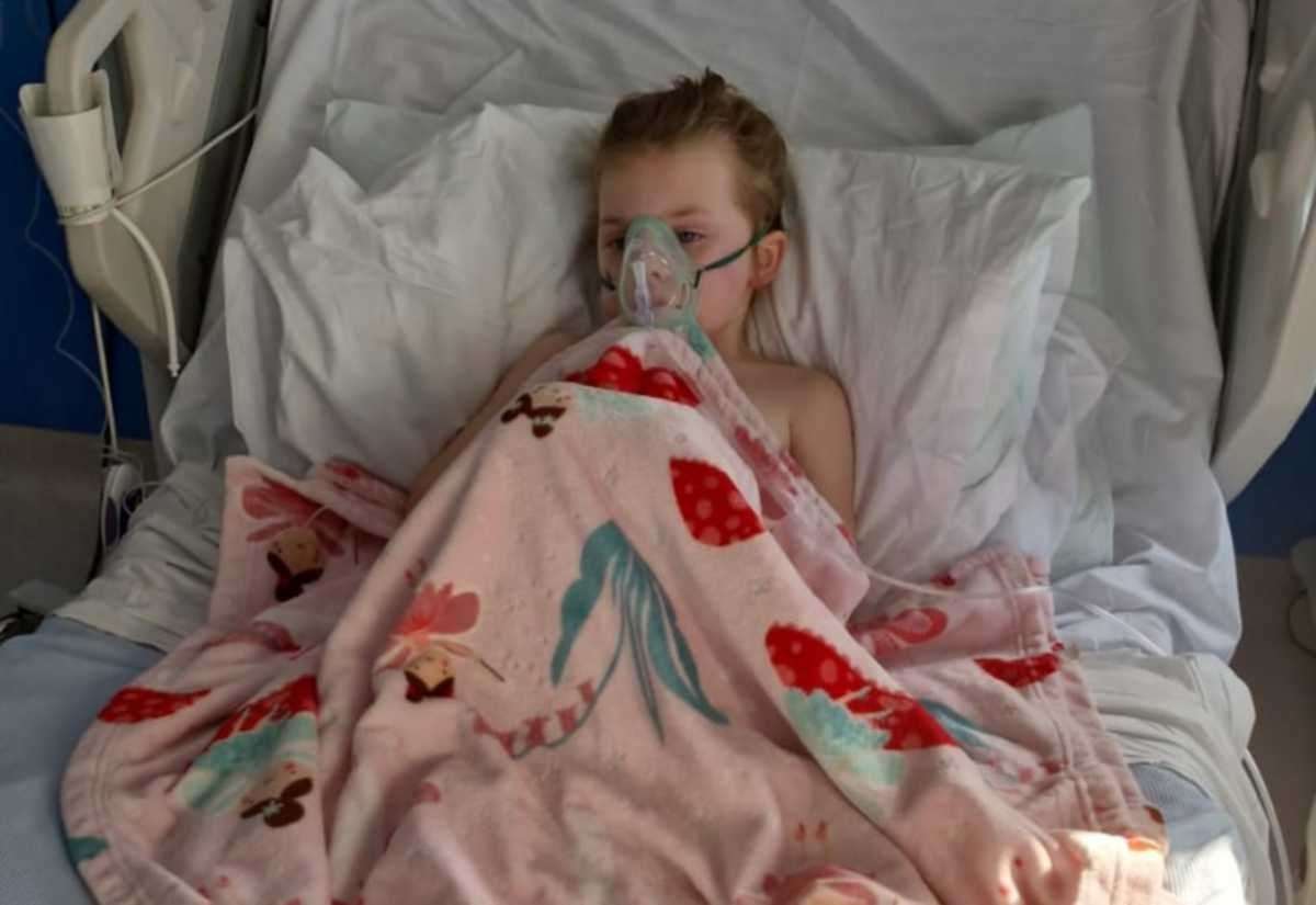 Sheerness mum raises funds for King’s College Hospital after daughter, 5, admitted with collapsed lung and pneumonia