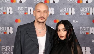 Charli XCX, George Daniel Have a Smoke Break After Wedding