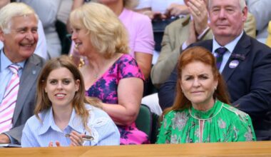 Prince Andrew inside the box in 2018 the year before his fall from grace. Picture by Nigel French/PA Images via Getty Images.