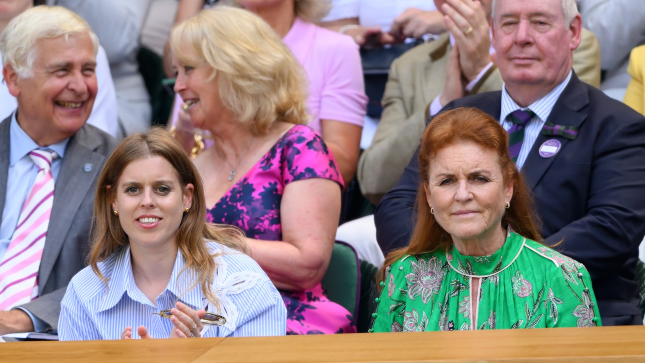 Prince Andrew inside the box in 2018 the year before his fall from grace. Picture by Nigel French/PA Images via Getty Images.