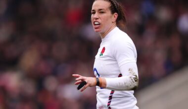 Supporting image for story: Emily Scarratt to become first England player to take part in five World Cups