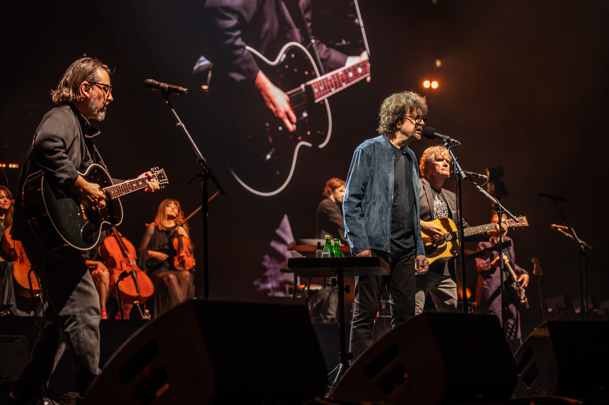 ELO Often features a space theme for all of their on stage sets. Photo by: Carsten Windhorst