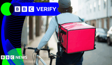 BBC Verify Live: Investigating illegal worker clampdown and Ukraine protest misinformation