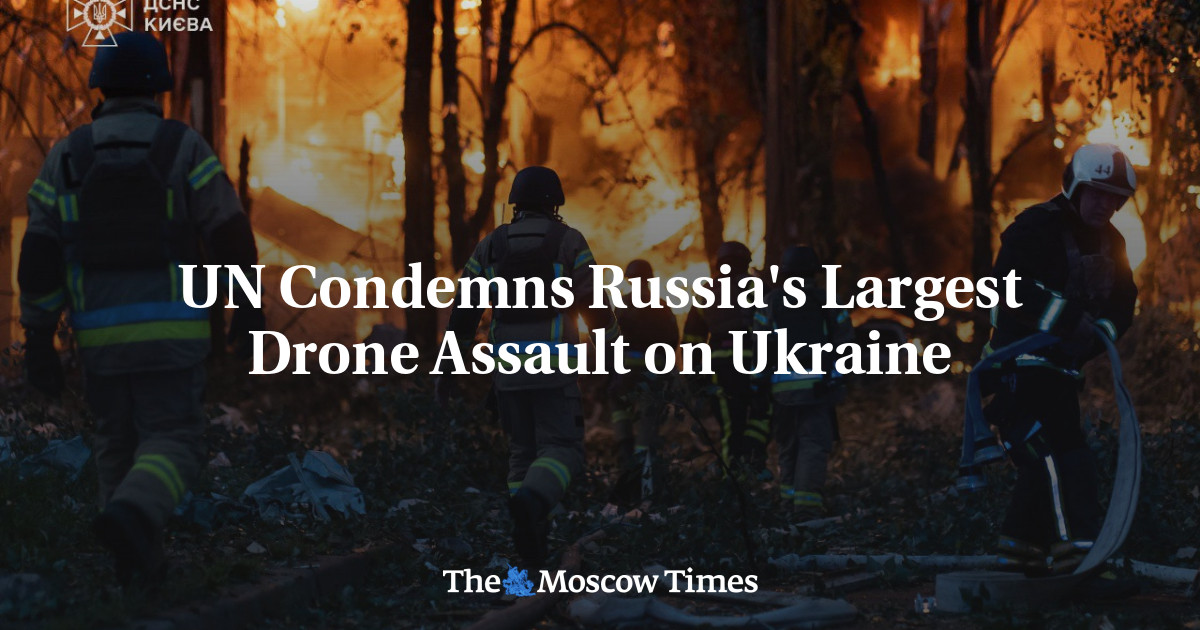 UN Condemns Russia's Largest Drone Assault on Ukraine