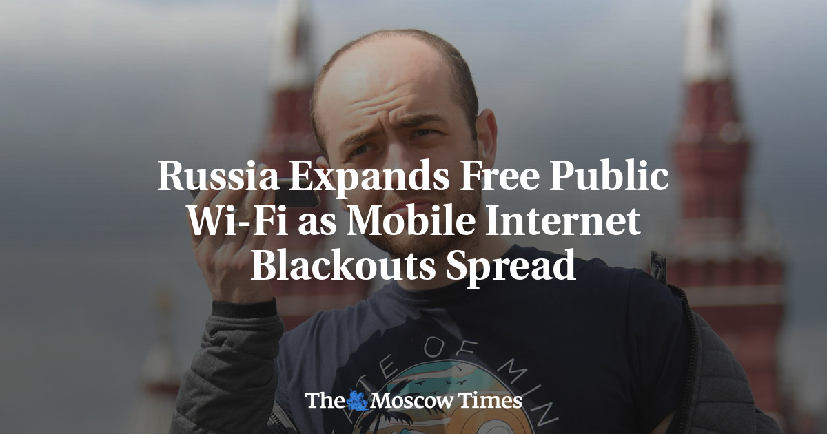 Russia Expands Free Public Wi-Fi as Mobile Internet Blackouts Spread