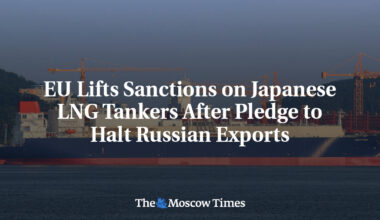 EU Lifts Sanctions on Japanese LNG Tankers After Pledge to Halt Russian Exports