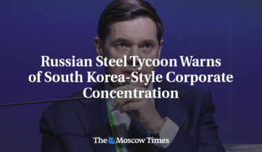 Russian Steel Tycoon Warns of South Korea-Style Corporate Concentration