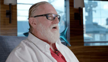 Gabe Newell in the 20th Anniversary Half-Life 2 Documentary.