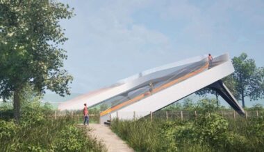 Plans for new footbridge over railway linking two housing estates in Ashford are approved