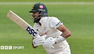 Nottinghamshire captain Haseeb Hameed