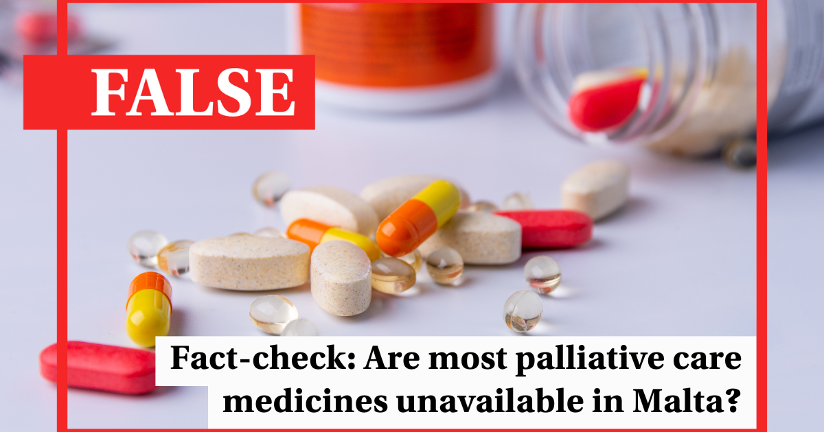 Are WHO-advised palliative care medicines unavailable in Malta?