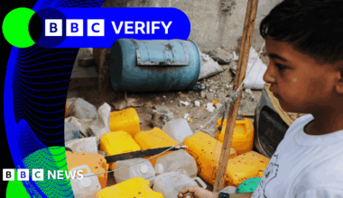 BBC Verify Live: Investigating Gaza water queue strike, and resident doctors' claims about pay