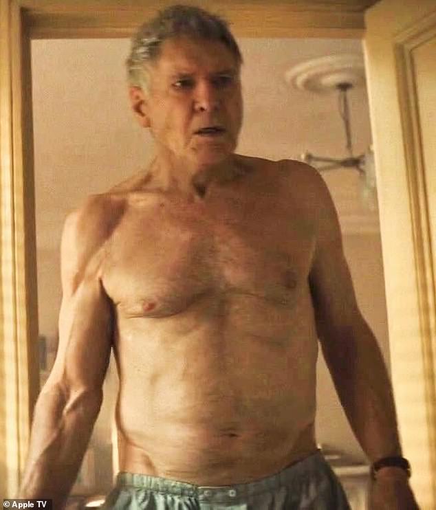 Ford proved last year he is still in great shape when he went shirtless on Shrinking