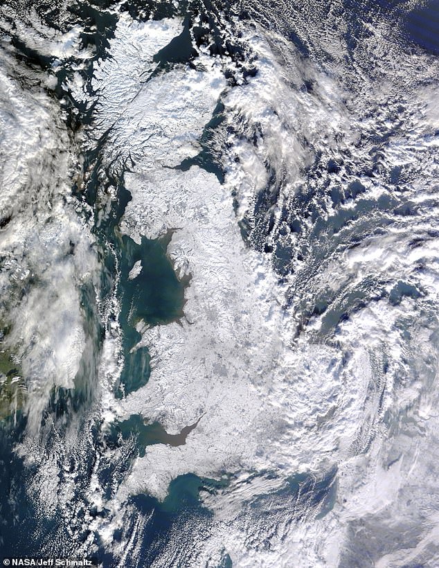 AMOC brings enough warmth to the northern hemisphere that, without it, large parts of Europe could enter a deep freeze. This remarkable satellite picture showing the extent of snow across Britain on January 7, 2010, gives an idea of what this could be like
