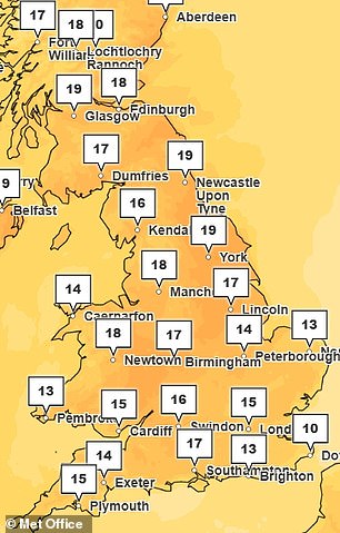 Friday's forecast