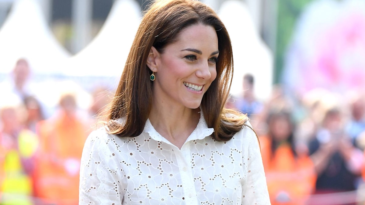 Marks & Spencer's pretty broderie blouse is going viral - and I could see Kate Middleton wearing it
