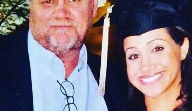 Meghan Markle with her father, Thomas Markle, at her college graduation