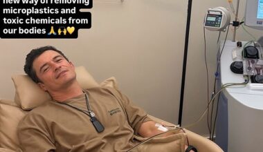 Orlando Bloom, 48, underwent a £10k treatment to remove microplastics and toxic chemicals from his blood at Clarify Clinic last month