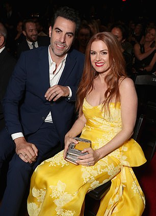 Sacha Baron Cohen and Isla Fisher (pictured in 2017) have finalised their $250million divorce