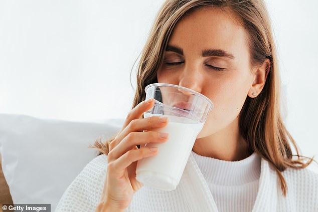 Researchers have discovered milk may be even more hydrating than water due to its essential nutrients (stock image)