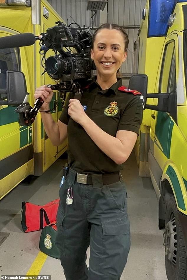 Hannah Lemanski, 24, thought she was experiencing stress symptoms from shift work when she complained to doctors about vomiting, headaches, and double vision