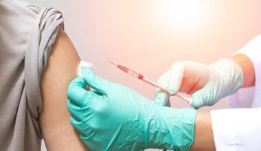 The yellow fever vaccine is an injection of the live virus into the arm which triggers an immune response against the virus. This response can protect against infection for life