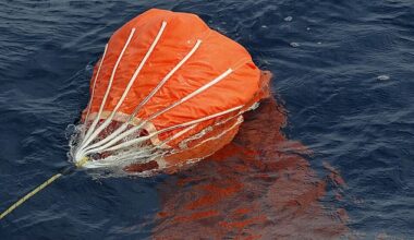 Scientists say that ships could tow giant parachutes similar to modern-day sea anchors (pictured) to manually drive a key ocean current called the Atlantic Meridional Overturning Circulation (AMOC)