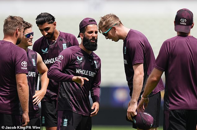 Moeen Ali joined the team 24 hours early - the first time he had met current first-choice spinner Shoaib Bashir