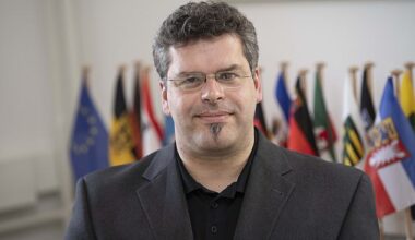 Federal prosecutor Jens Rommel (above) said a suspect named 'Ali S.' was arrested in Aarhus, Denmark, last week after allegedly being commissioned by a unit of Tehran's military to prepare the attacks