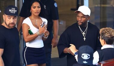 Floyd Mayweather enjoyed a shopping trip with longtime flame Gallienne Nabila on Tuesday