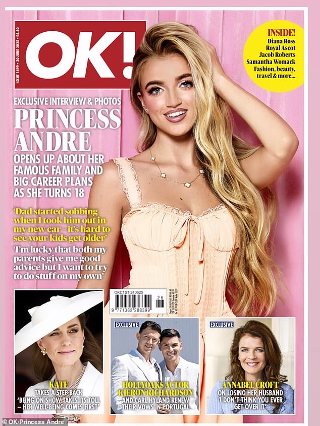 It was perhaps rather predictable that Princess Andre would mark her 18th birthday by appearing on the front cover of a celebrity magazine, writes Katie Hind