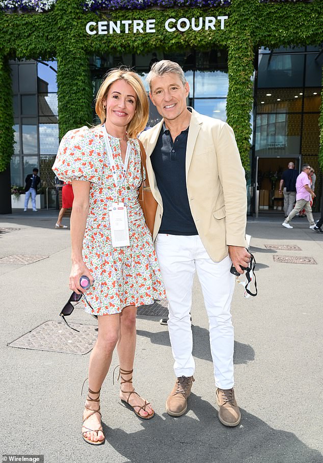 This Morning stars Cat Deeley and Ben Shephard have hot footed it from their ITV show over to the All England Lawn Tennis & Croquet Club for day four of Wimbledon on Thursday