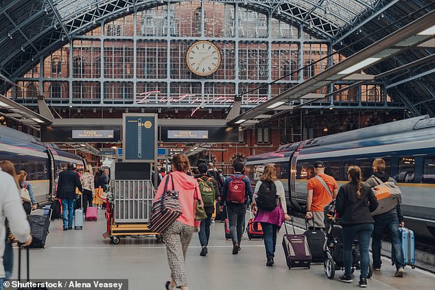 The famous neon artwork by Tracey Emin that currently hangs above the concourse at the station, with plans set to future-proof against increased demand for cross-border travel