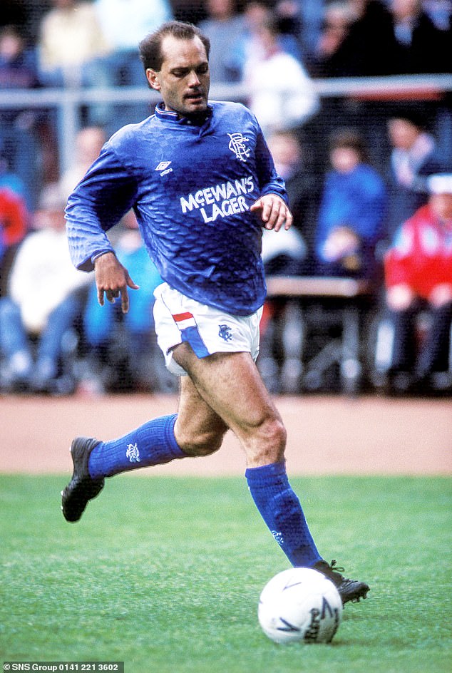 England midfielder Ray Wilkins made more than 60 appearances for Rangers