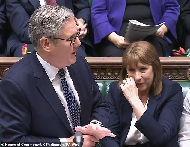 Humiliated Rachel Reeves and Surkeir (who seemed robotically immune)