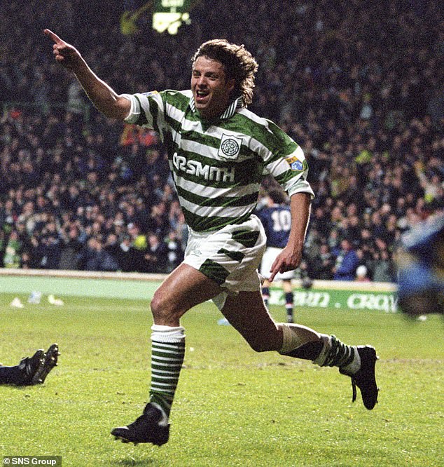 Jorge Cadete scored 38 goals for Celtic in his first season in Scotland