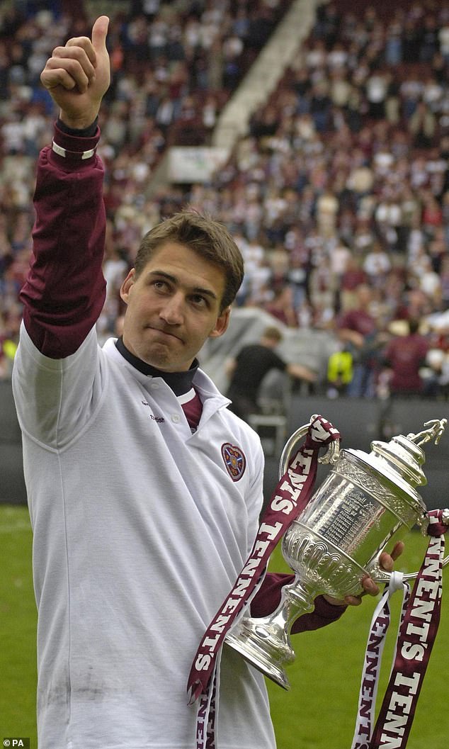 Czech midfielder Rudi Skacel won two Scottish Cups with Hearts