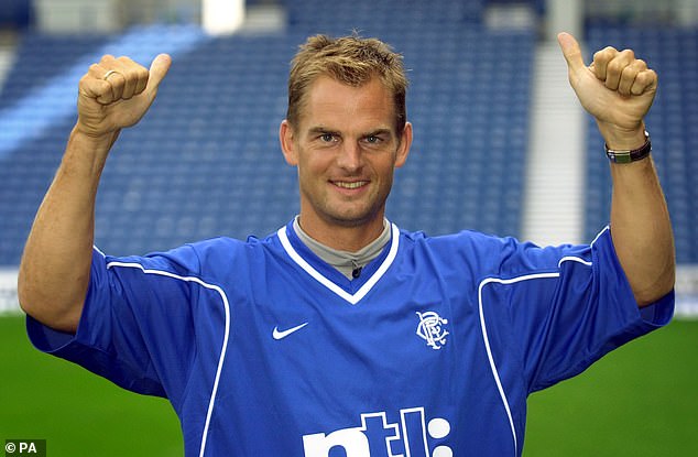 Dutch midfielder Ronald de Boer signed for Rangers from Barcelona in 2000