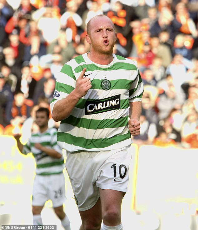 Welsh striker John Hartson won six trophies in five years at Celtic