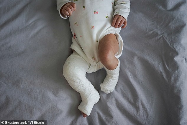 Those delivered that way were more than a quarter more likely to get the most common form of childhood leukaemia, a study found. Pictured: Stock image
