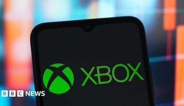 Xbox logo displayed on a smartphone screen