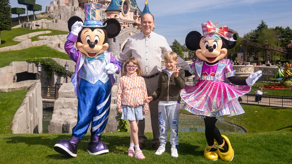 Magical photos of royals visiting Disney theme parks