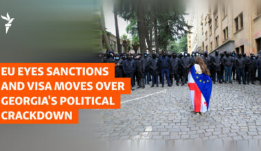 EU Eyes Sanctions And Visa Moves Over Georgia's Political Crackdown
